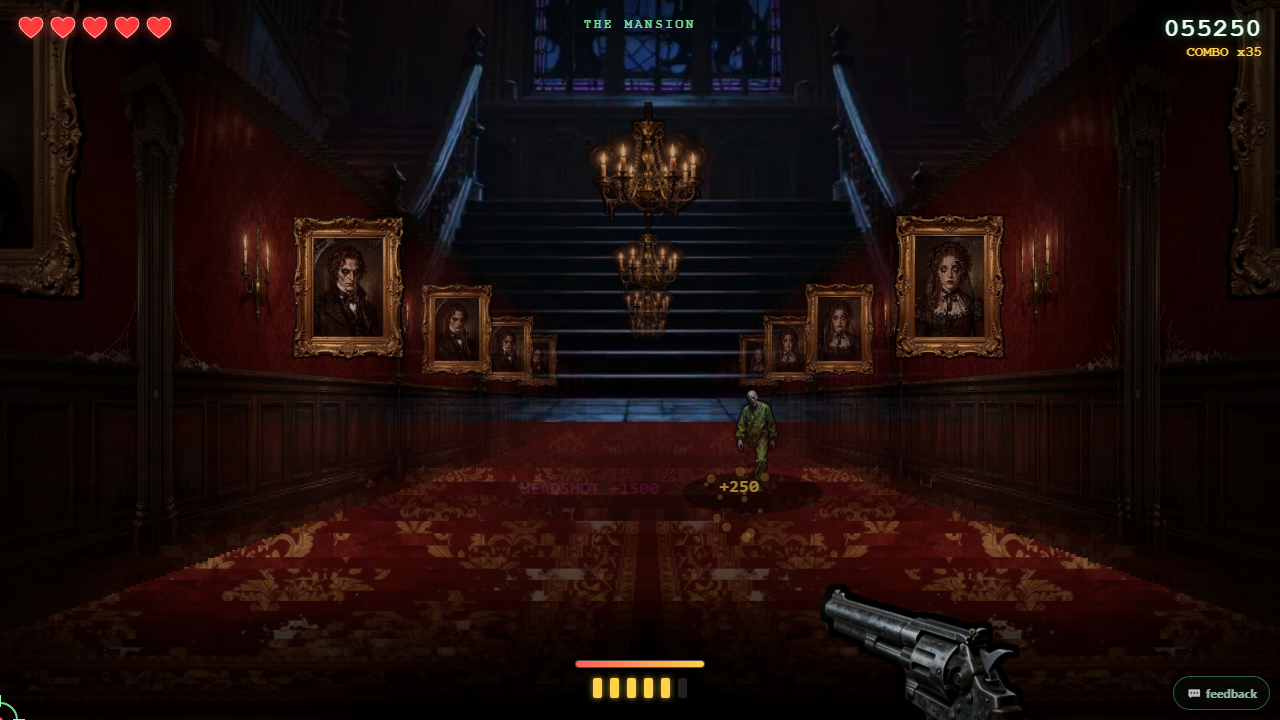 mansion corridor in-game